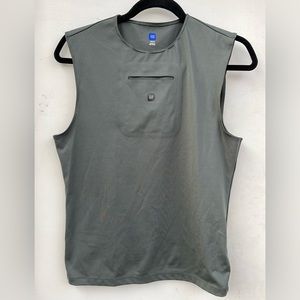 Yeezy Balenciaga gap second skin sleeveless top dark Green M men’s RARE